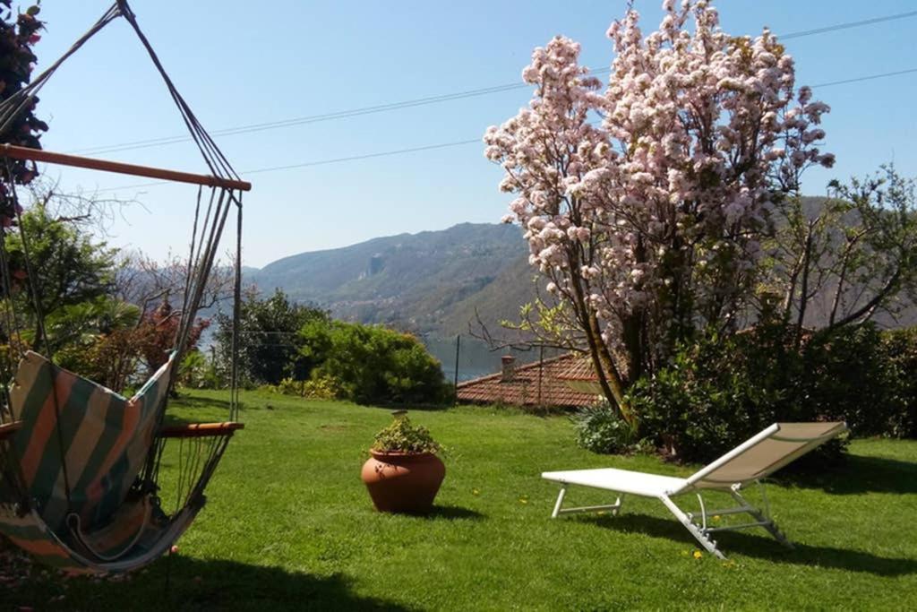 LAKE ORTA OPENSPACE garden beach Pettenasco Exterior foto